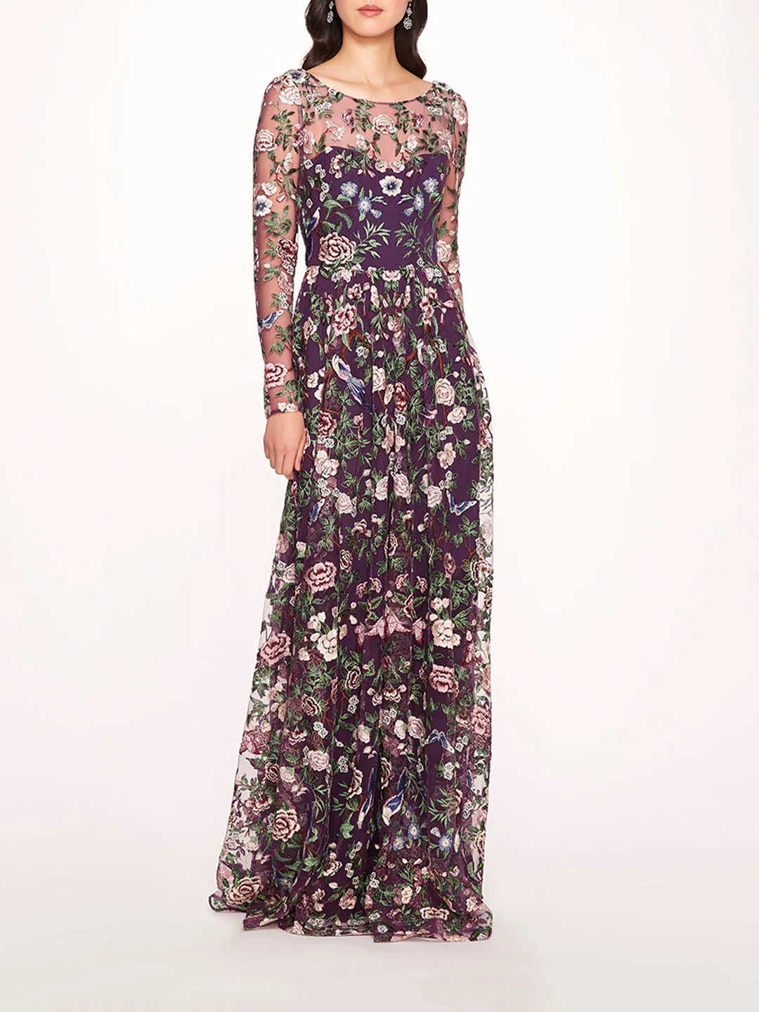 Botanical Embroidered Gown sold by Marchesa
