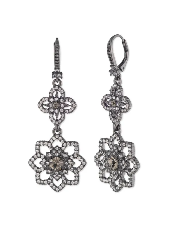 Lace Double Drop Earring sold by Marchesa
