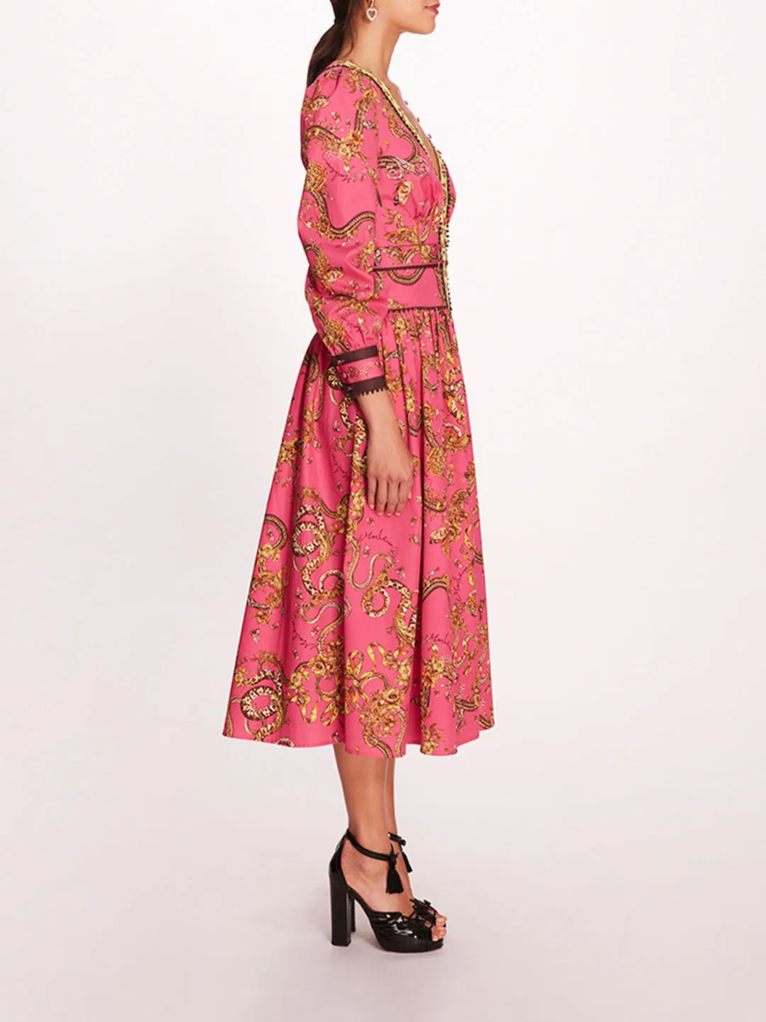 Tansy Midi Dress sold by Marchesa product image thumbnail 3