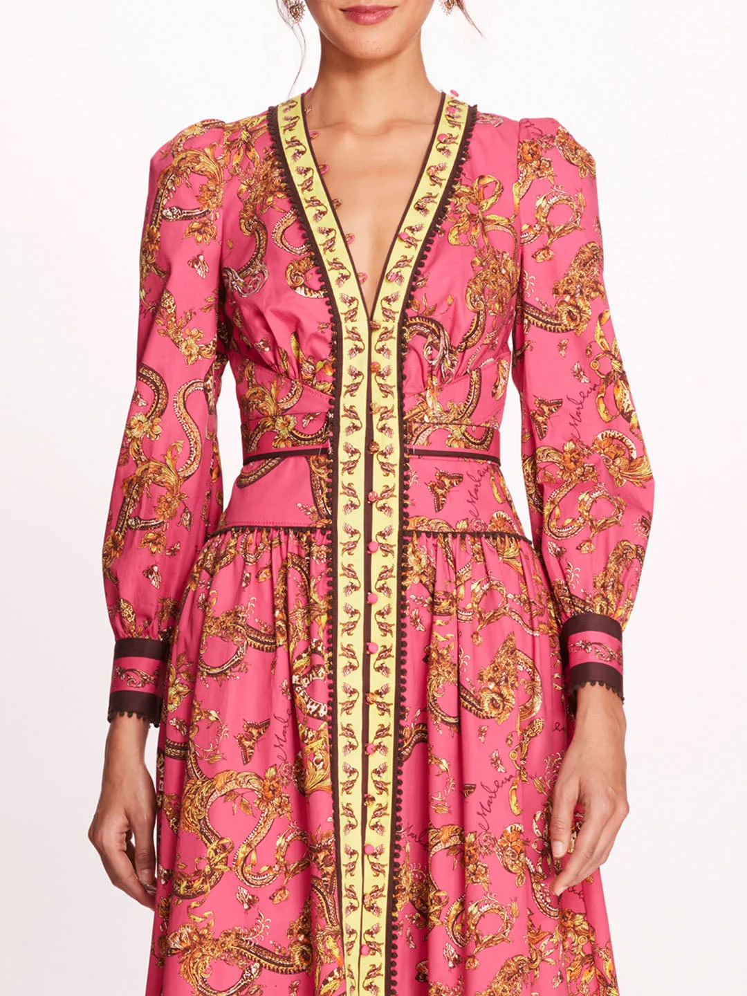 Tansy Midi Dress sold by Marchesa product image thumbnail 4