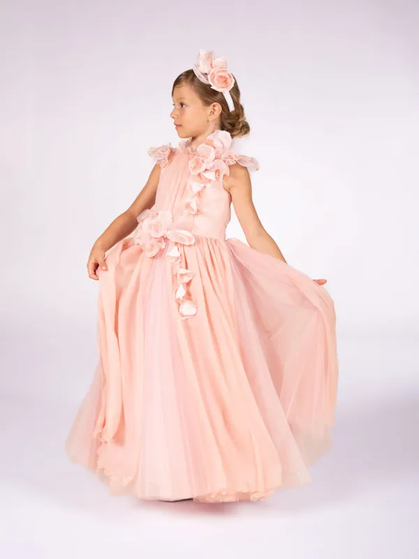 Floral Embellished Tulle Gown sold by Marchesa