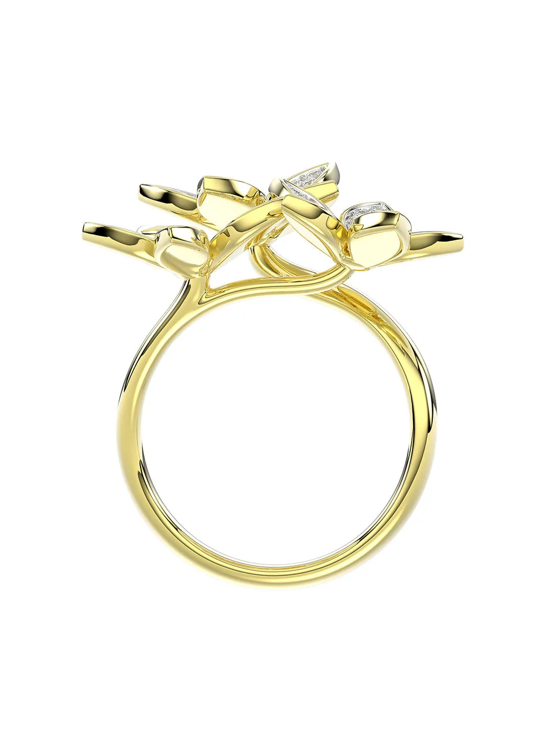 Wild Flower Yellow Gold Ring sold by Marchesa product image thumbnail 2