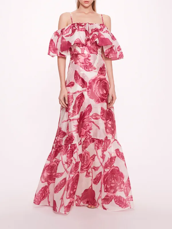 Shawna Chiffon Gown sold by Marchesa