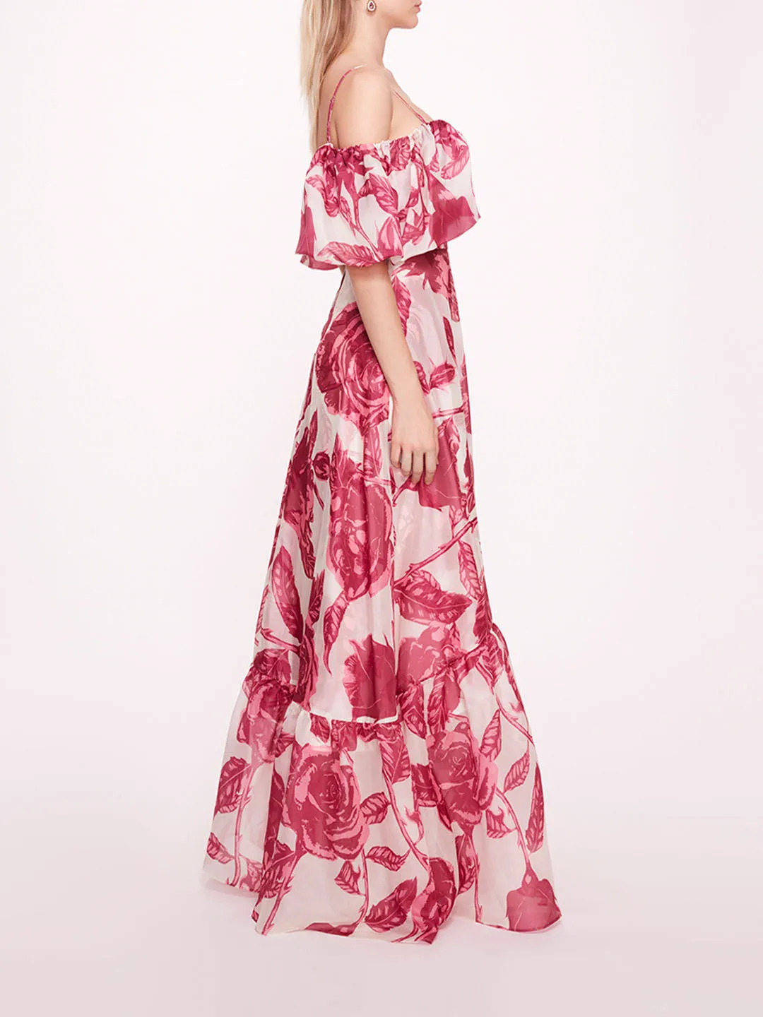 Shawna Chiffon Gown sold by Marchesa product image thumbnail 3