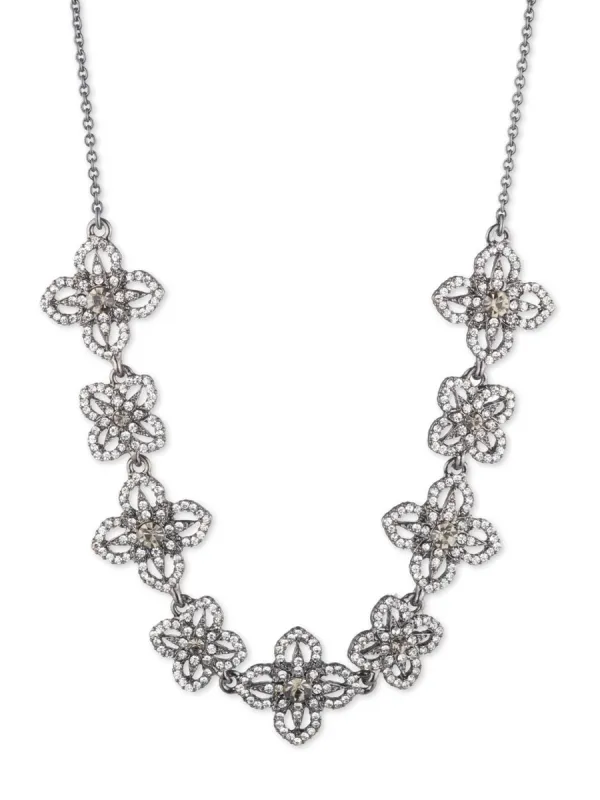 Lace Floral Necklace sold by Marchesa