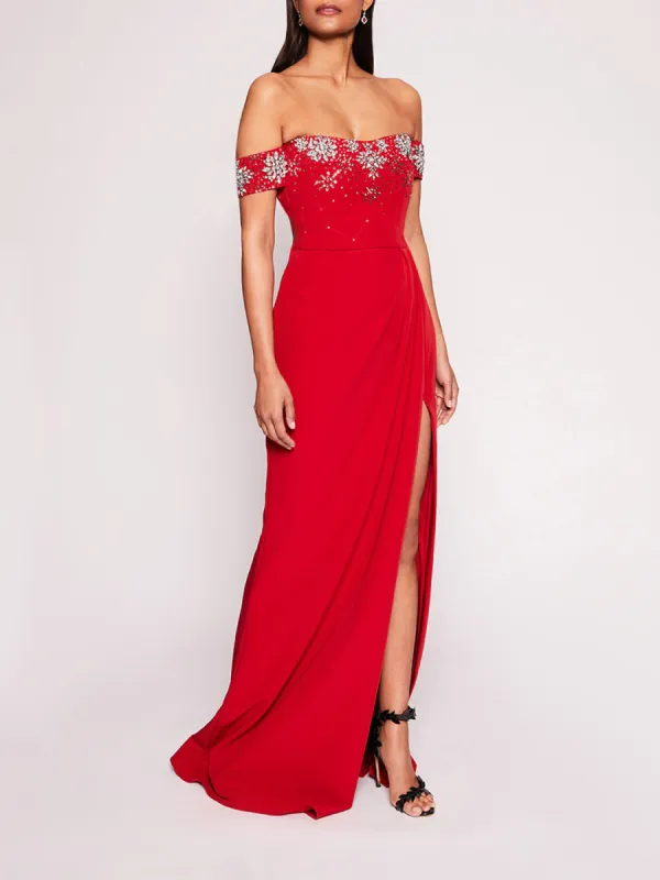 Draped Bodice Gown sold by Marchesa