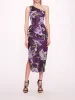 One Shoulder Drape Midi Dress sold by Marchesa