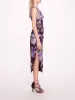 One Shoulder Drape Midi Dress sold by Marchesa