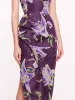 One Shoulder Drape Midi Dress sold by Marchesa