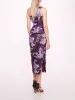 One Shoulder Drape Midi Dress sold by Marchesa
