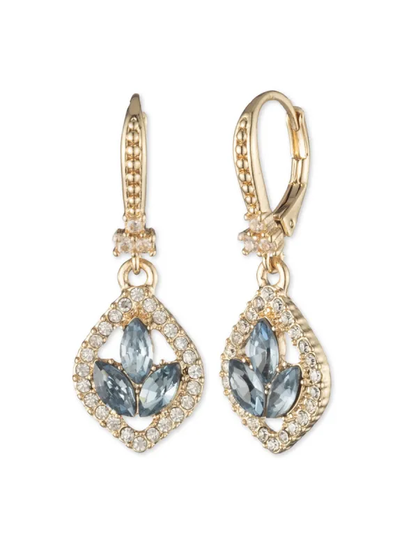 Poised Denim Mini Drop Earring sold by Marchesa