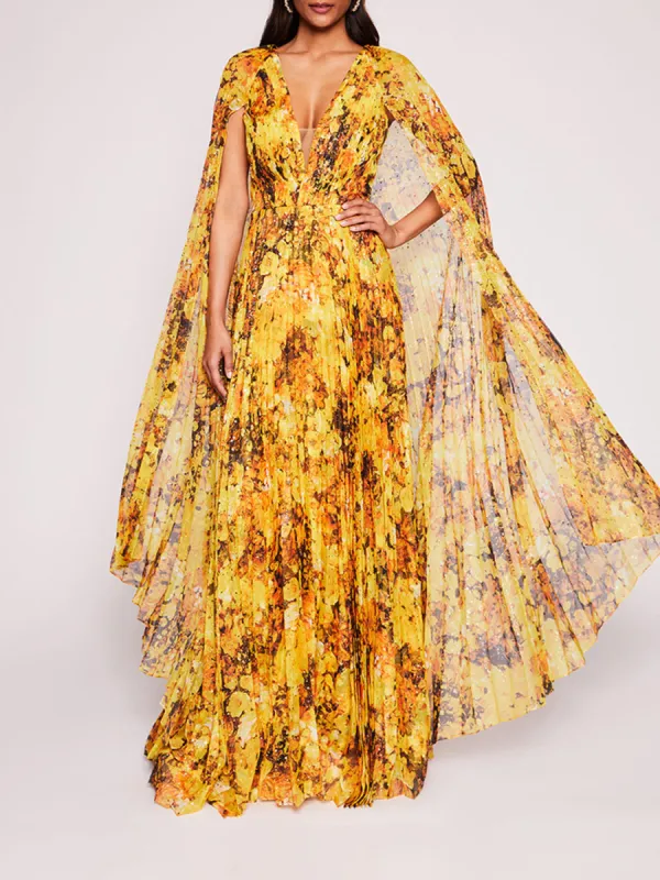 Foiled Garden Gown made by Marchesa