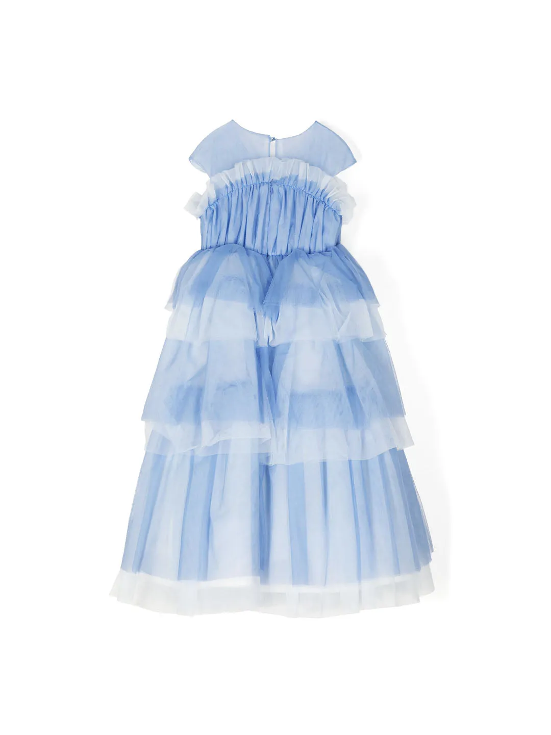 Flower-Embellished Tulle Gown sold by Marchesa product image thumbnail 2