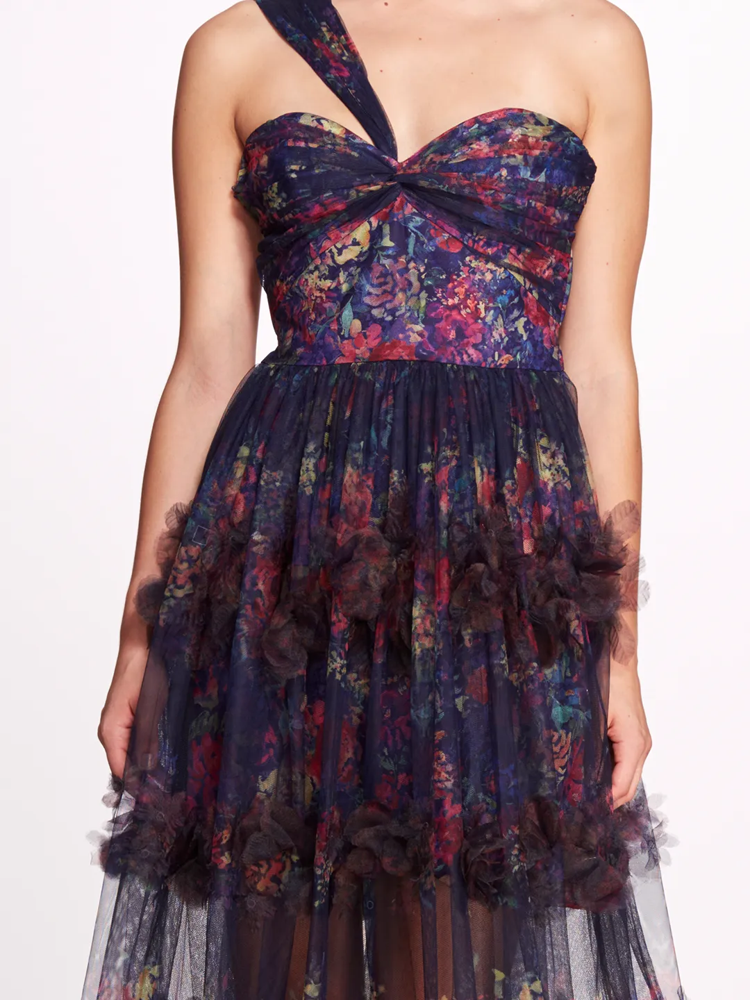 Watercolor Garland Gown sold by Marchesa product image thumbnail 4