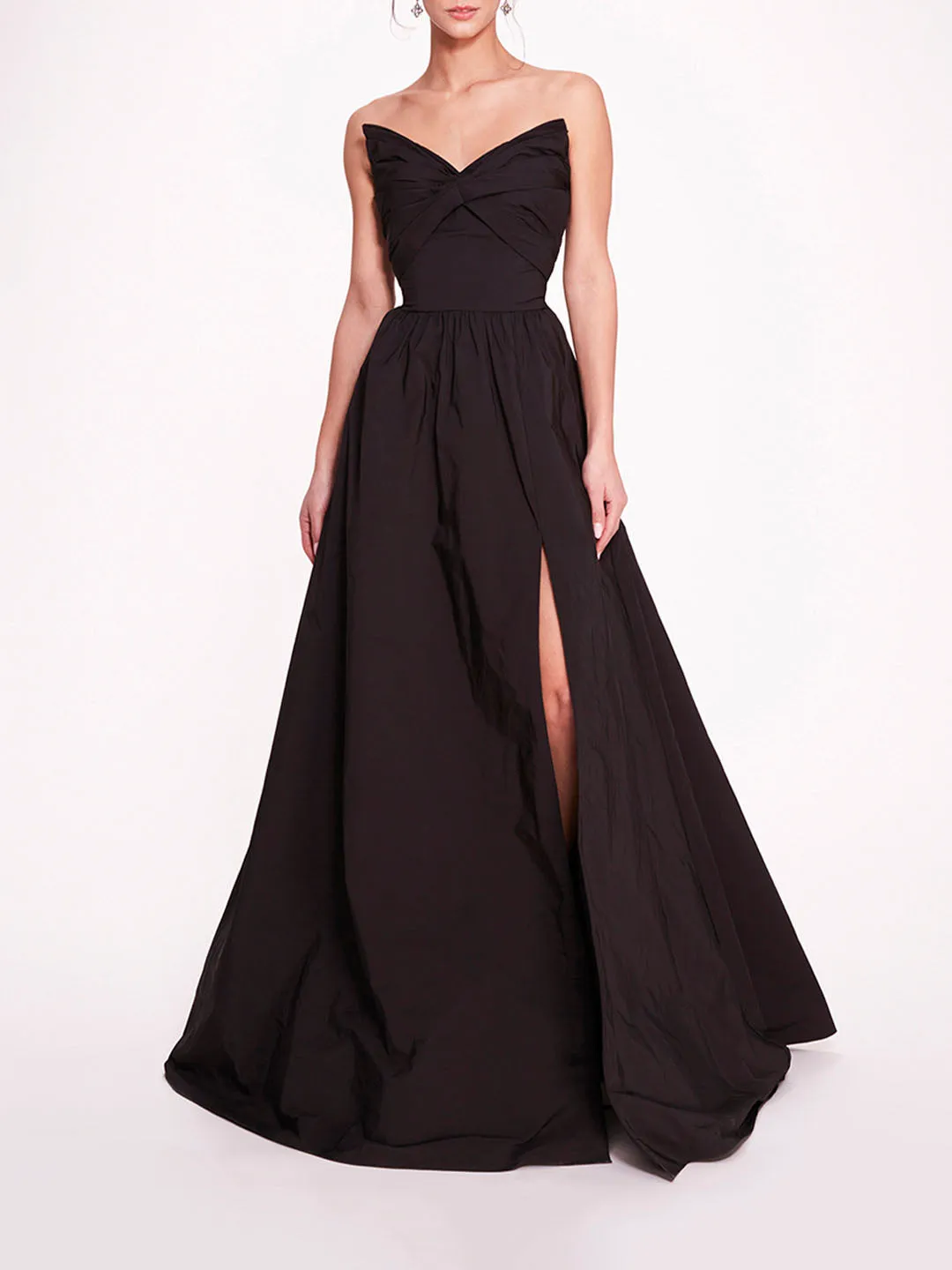 Pleated Taffeta Gown sold by Marchesa