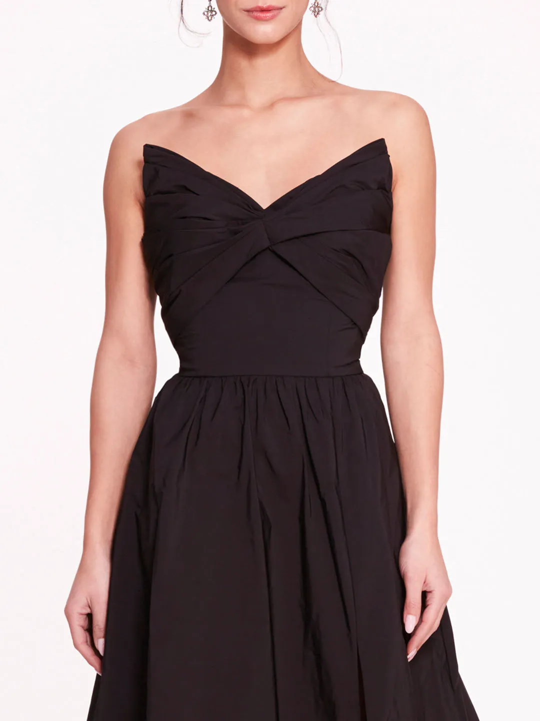 Pleated Taffeta Gown sold by Marchesa product image thumbnail 4