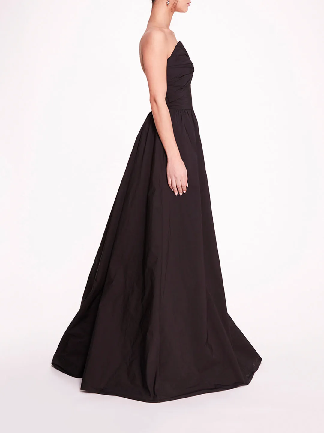 Pleated Taffeta Gown sold by Marchesa product image thumbnail 3