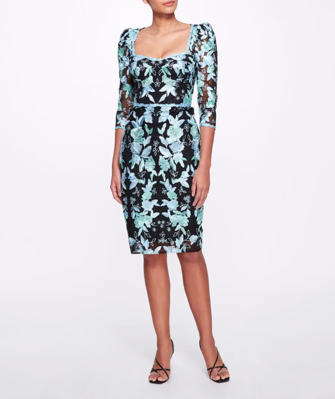 Embroidered Tulle Cocktail Dress sold by Marchesa