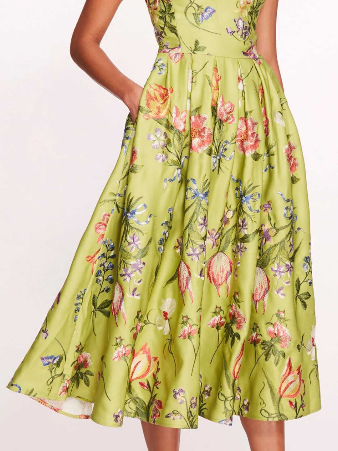 Alex Midi Dress sold by Marchesa product image thumbnail 4