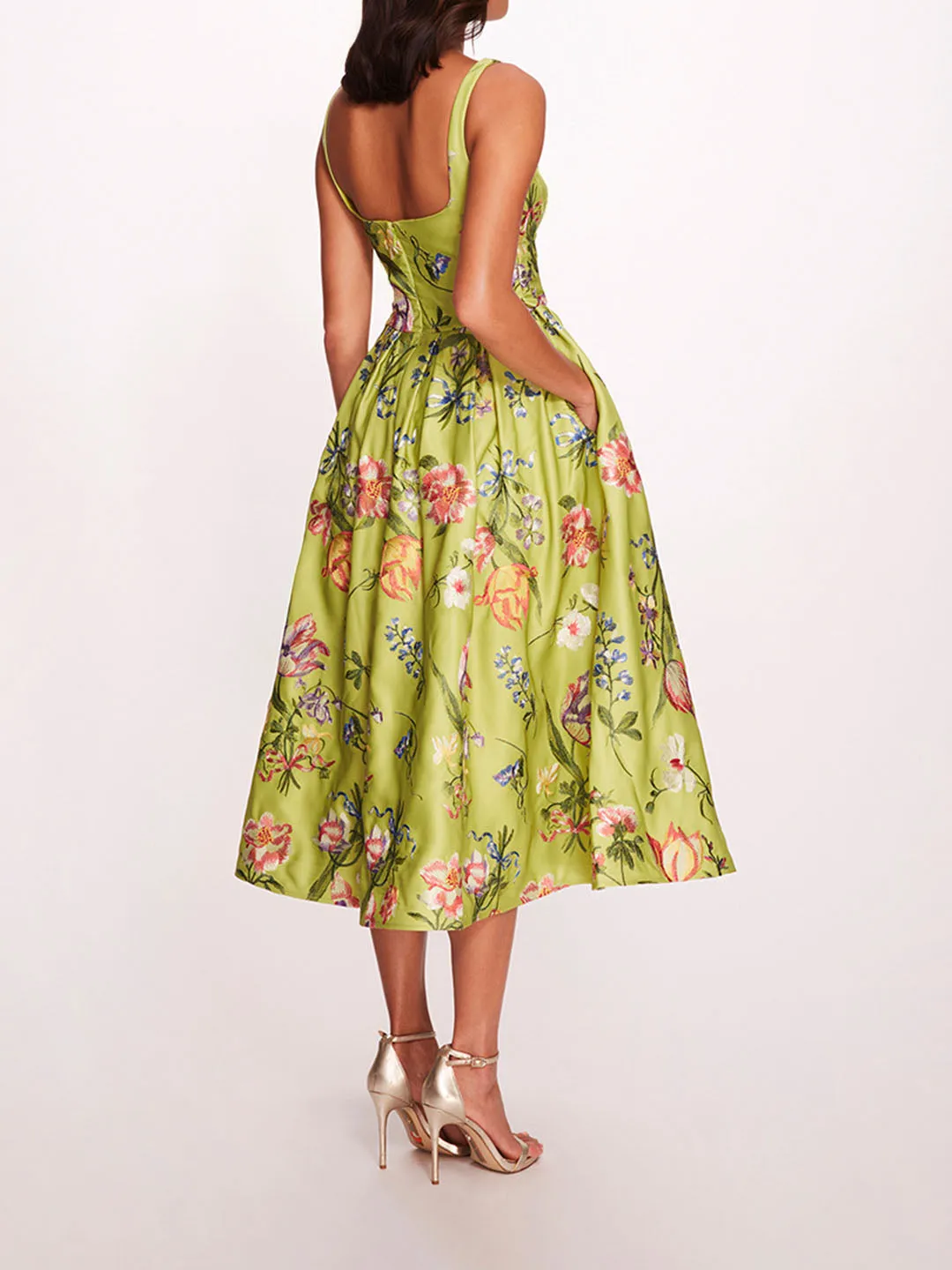 Alex Midi Dress sold by Marchesa product image thumbnail 2