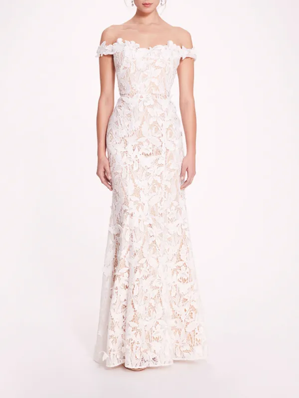 Organic Lace Gown sold by Marchesa