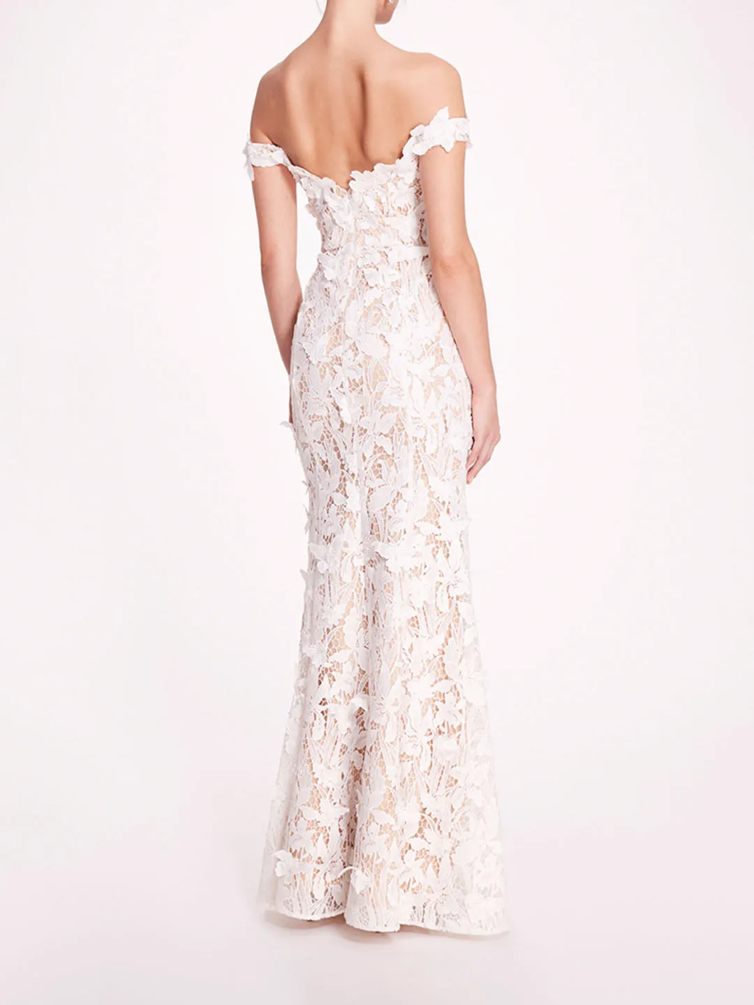 Organic Lace Gown sold by Marchesa product image thumbnail 2