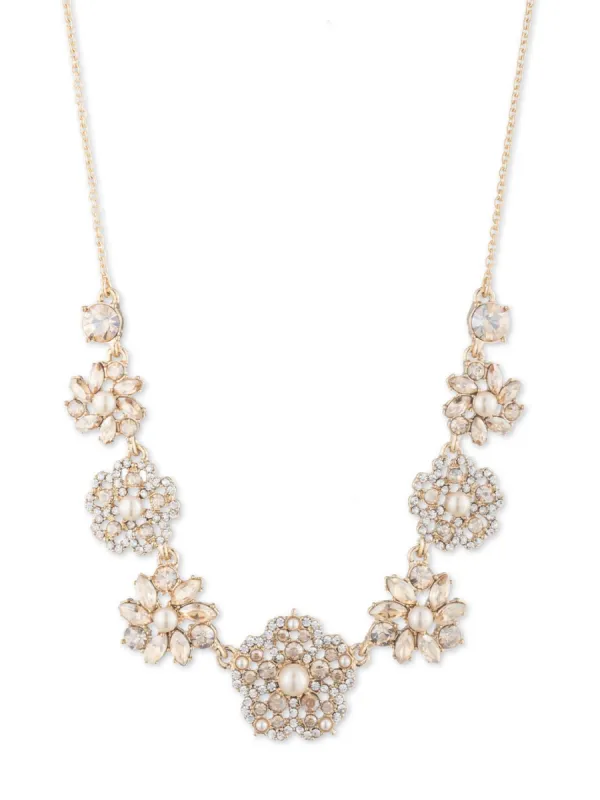 Gold Fresh Floral Necklace sold by Marchesa