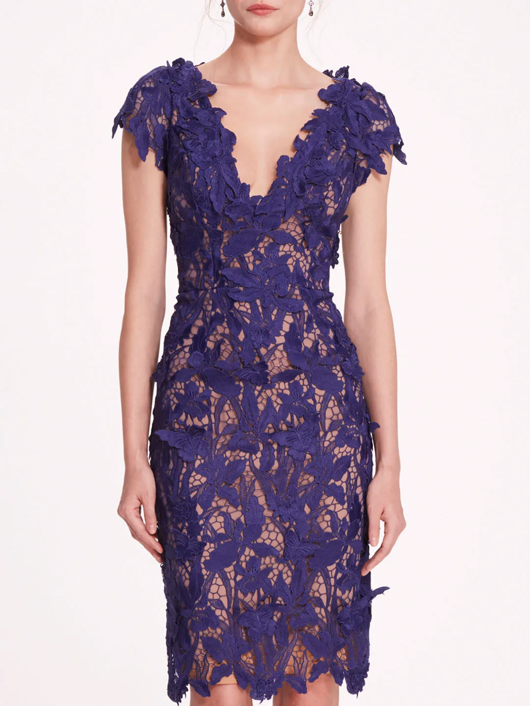 Organic Lace Mini Dress sold by Marchesa product image thumbnail 4