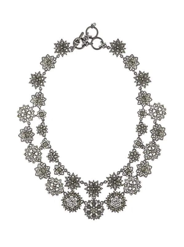 Double Strand Flower Necklace sold by Marchesa