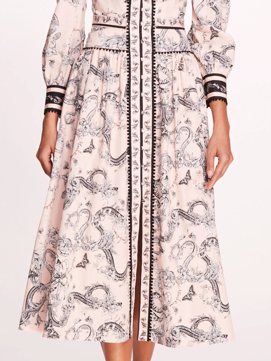 Tansy Midi Dress sold by Marchesa product image thumbnail 4