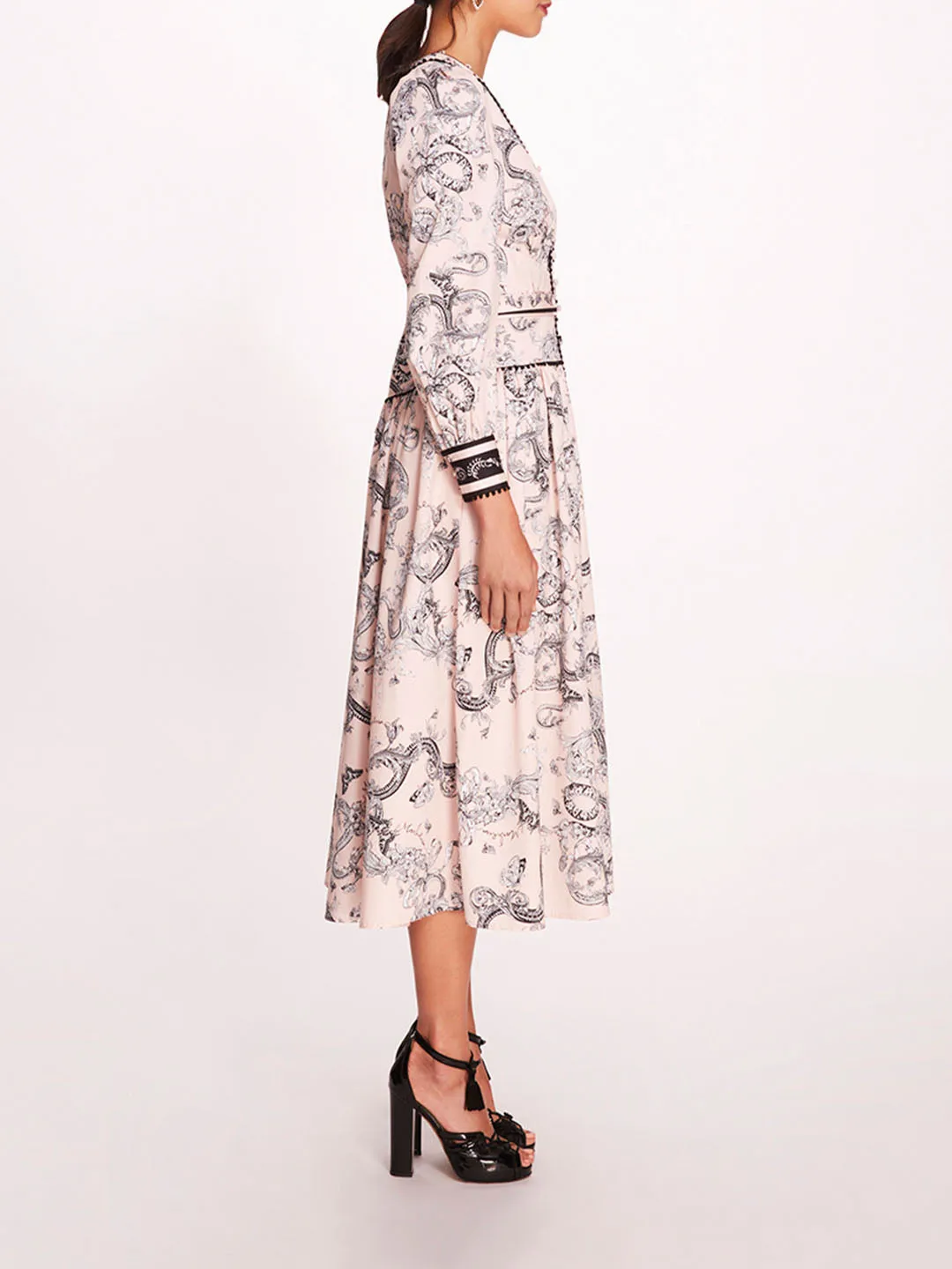 Tansy Midi Dress sold by Marchesa product image thumbnail 3