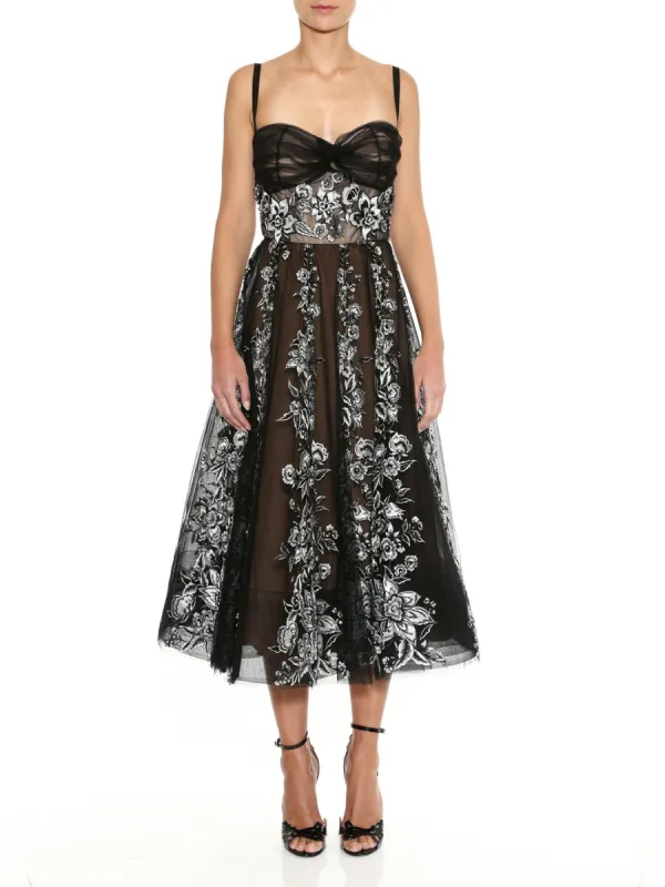 Corseted Cocktail Dress sold by Marchesa
