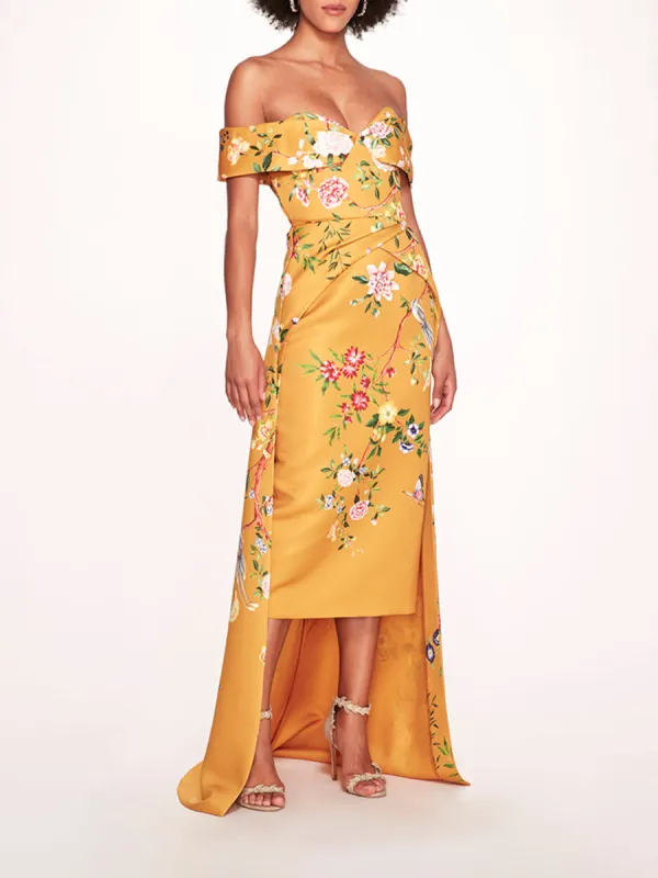 Paradise Midi Dress sold by Marchesa