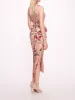 One Shoulder Drape Midi Dress sold by Marchesa