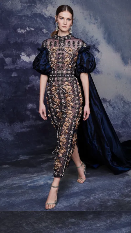 Look 30 sold by Marchesa