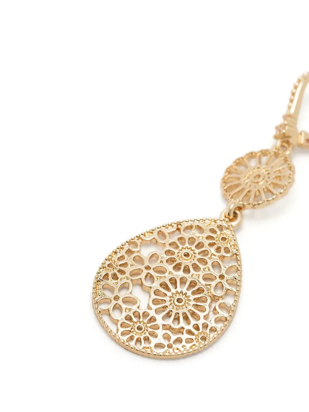 Double Drop Filigree Earrings sold by Marchesa product image thumbnail 3