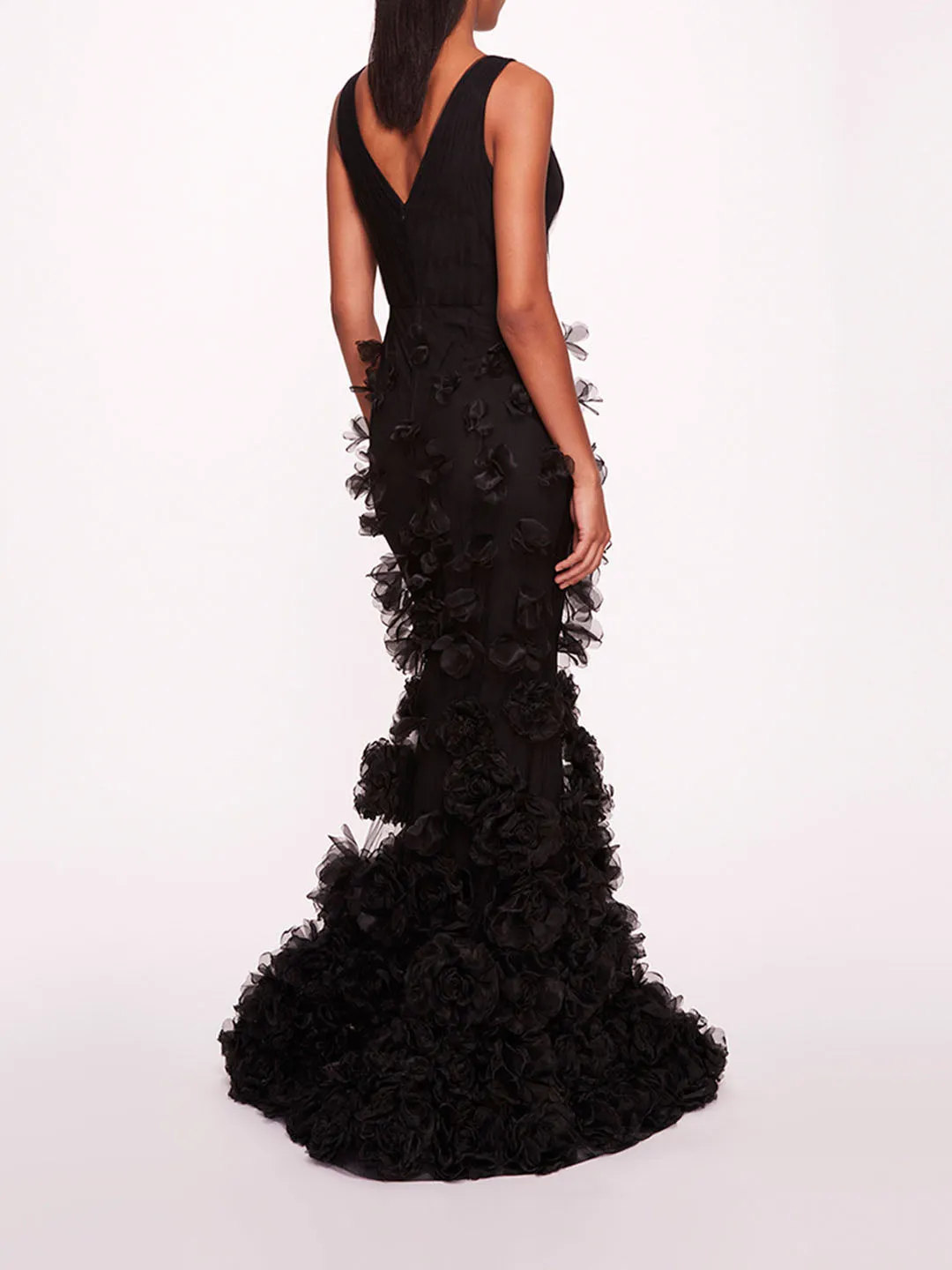 Tulle Rosette Gown sold by Marchesa product image thumbnail 2