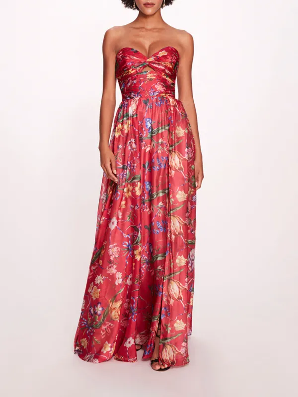 Ribbons Cape Gown made by Marchesa