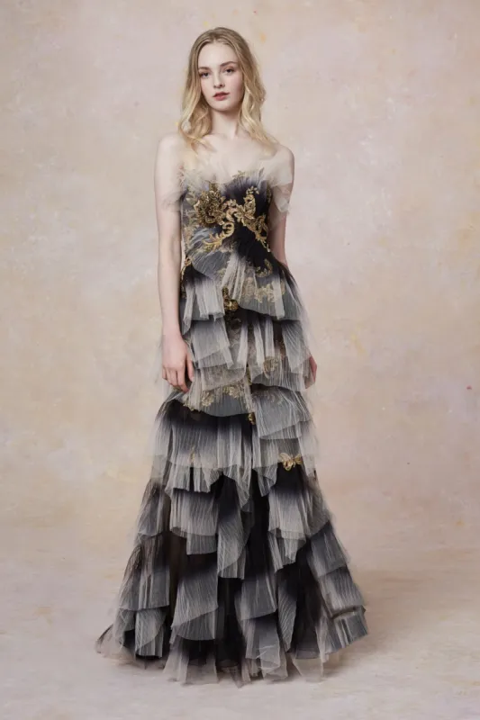Look 25 sold by Marchesa