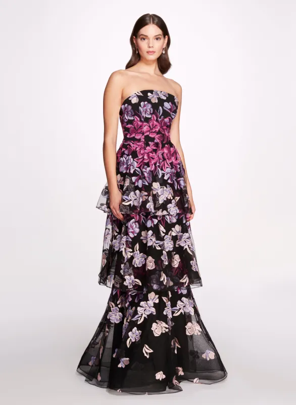 Look 32 sold by Marchesa