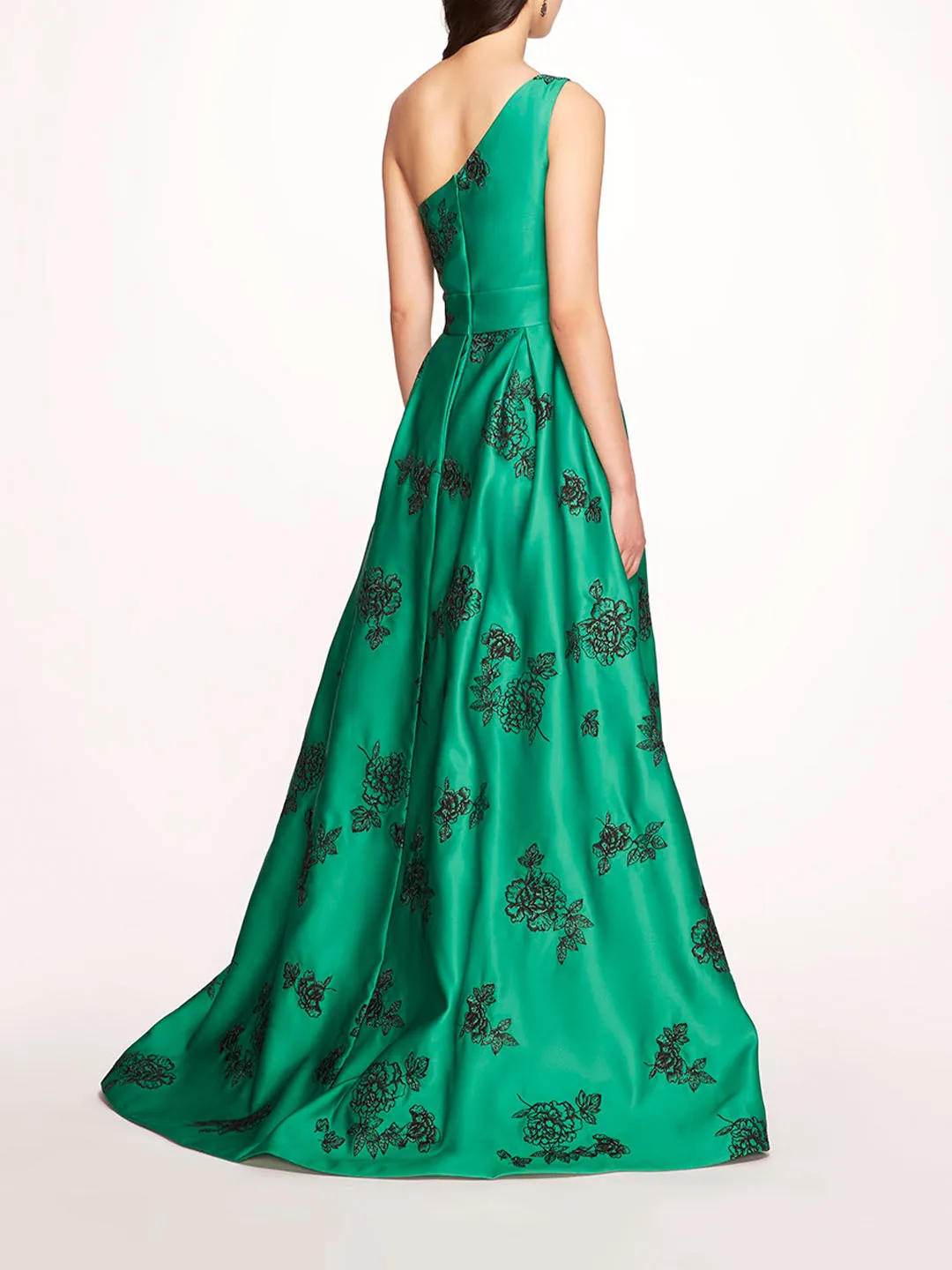 One Shoulder Marigold Ball Gown sold by Marchesa product image thumbnail 2