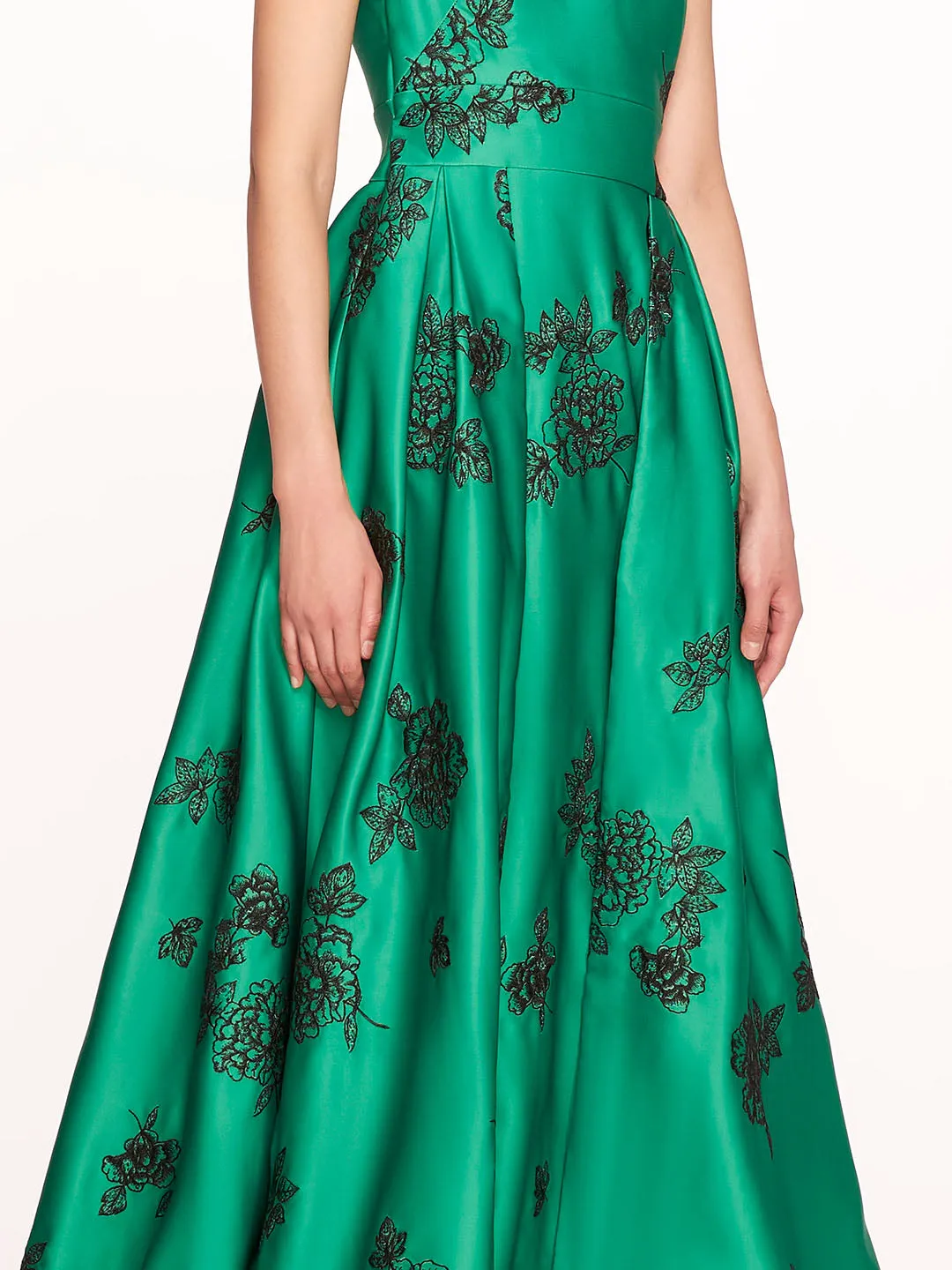 One Shoulder Marigold Ball Gown sold by Marchesa product image thumbnail 4