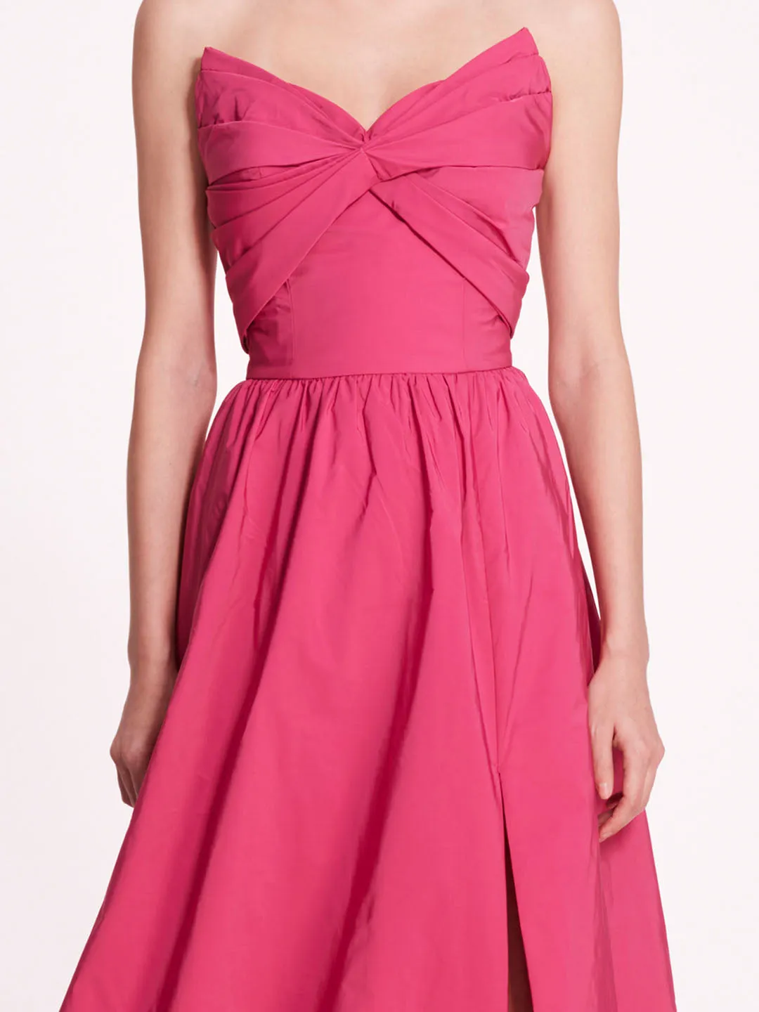 Pleated Taffeta Gown sold by Marchesa product image thumbnail 4