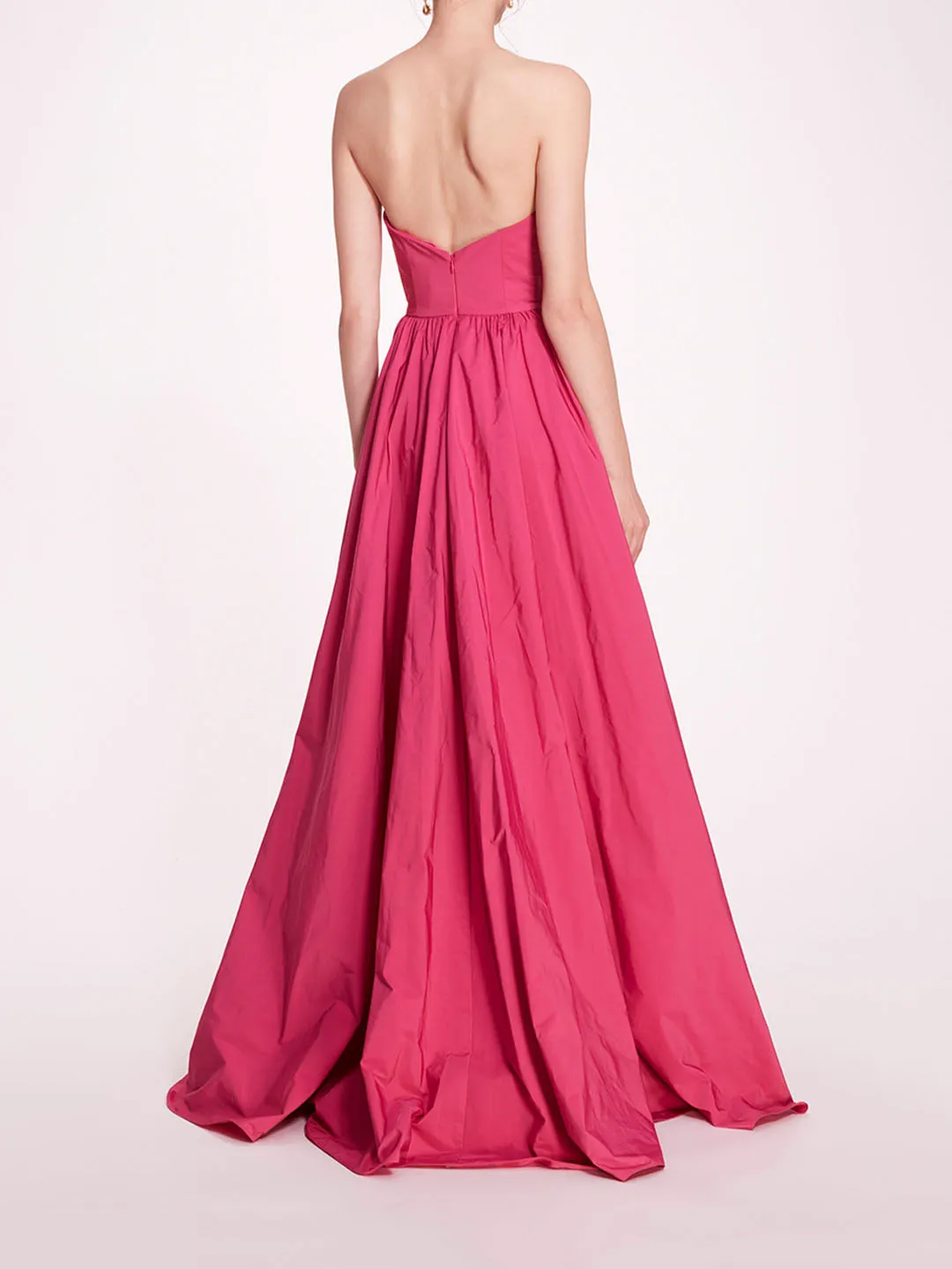 Pleated Taffeta Gown sold by Marchesa product image thumbnail 2