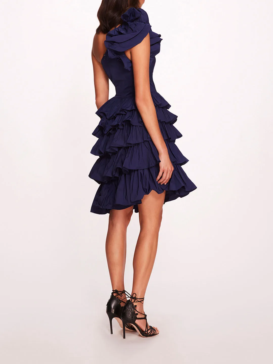 Taffeta Tiered Mini Dress sold by Marchesa product image thumbnail 2