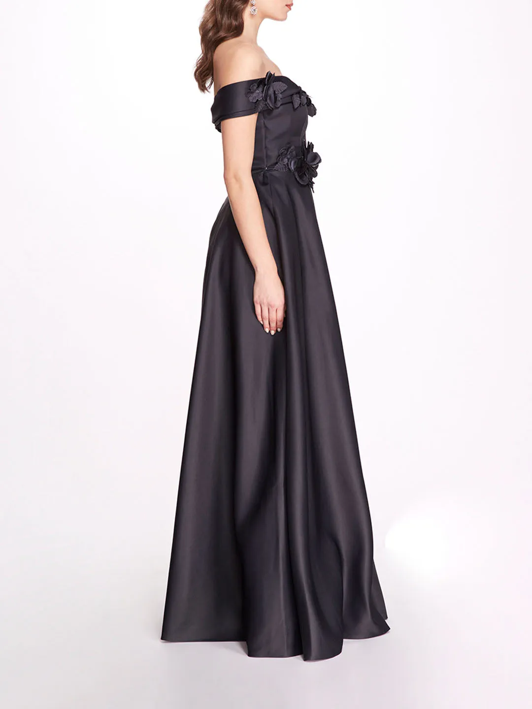 Duchess Satin Ball Gown sold by Marchesa product image thumbnail 3