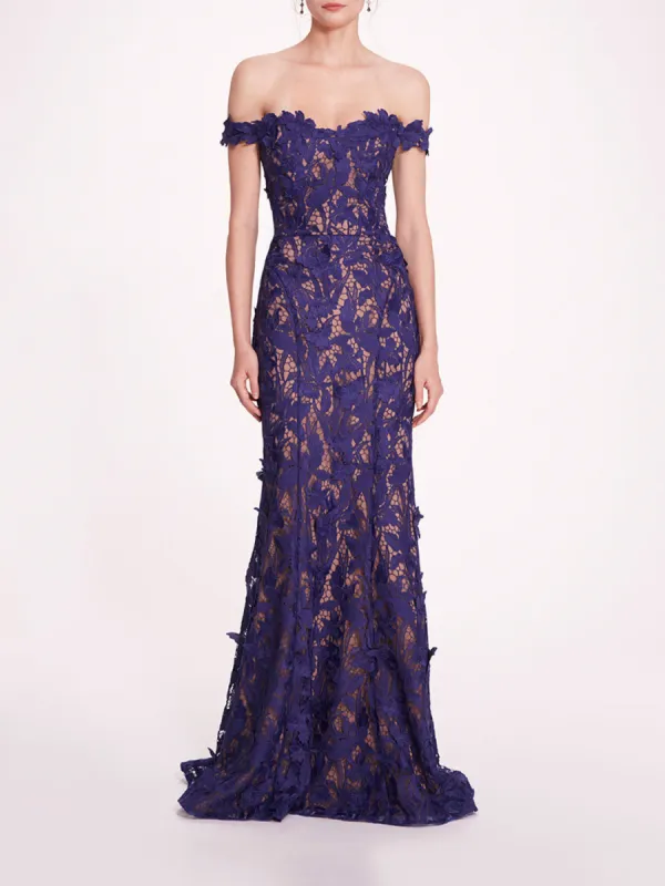 Organic Lace Gown sold by Marchesa