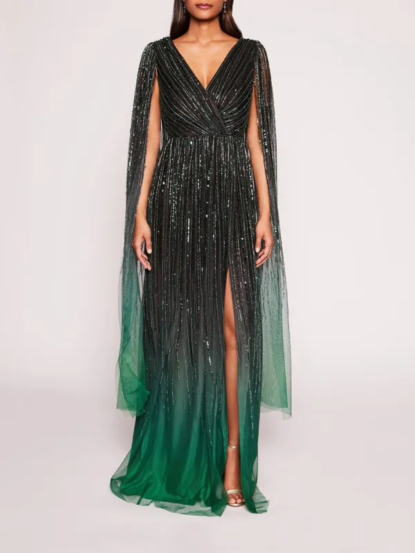 Ombre Beaded Gown sold by Marchesa