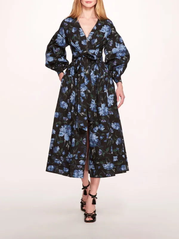 Indigo Midi Dress sold by Marchesa