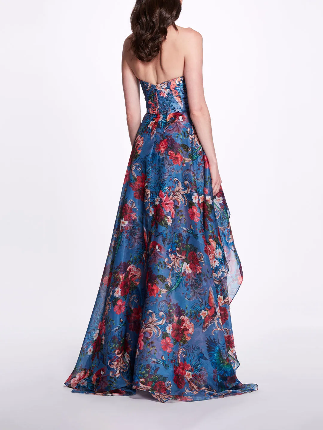 High-Low Sweetheart Gown sold by Marchesa product image thumbnail 3